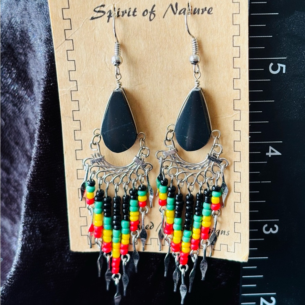 Beaded Dangle Earrings